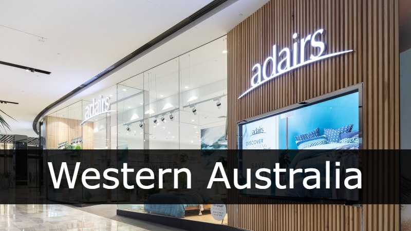 Adairs store Western Australia