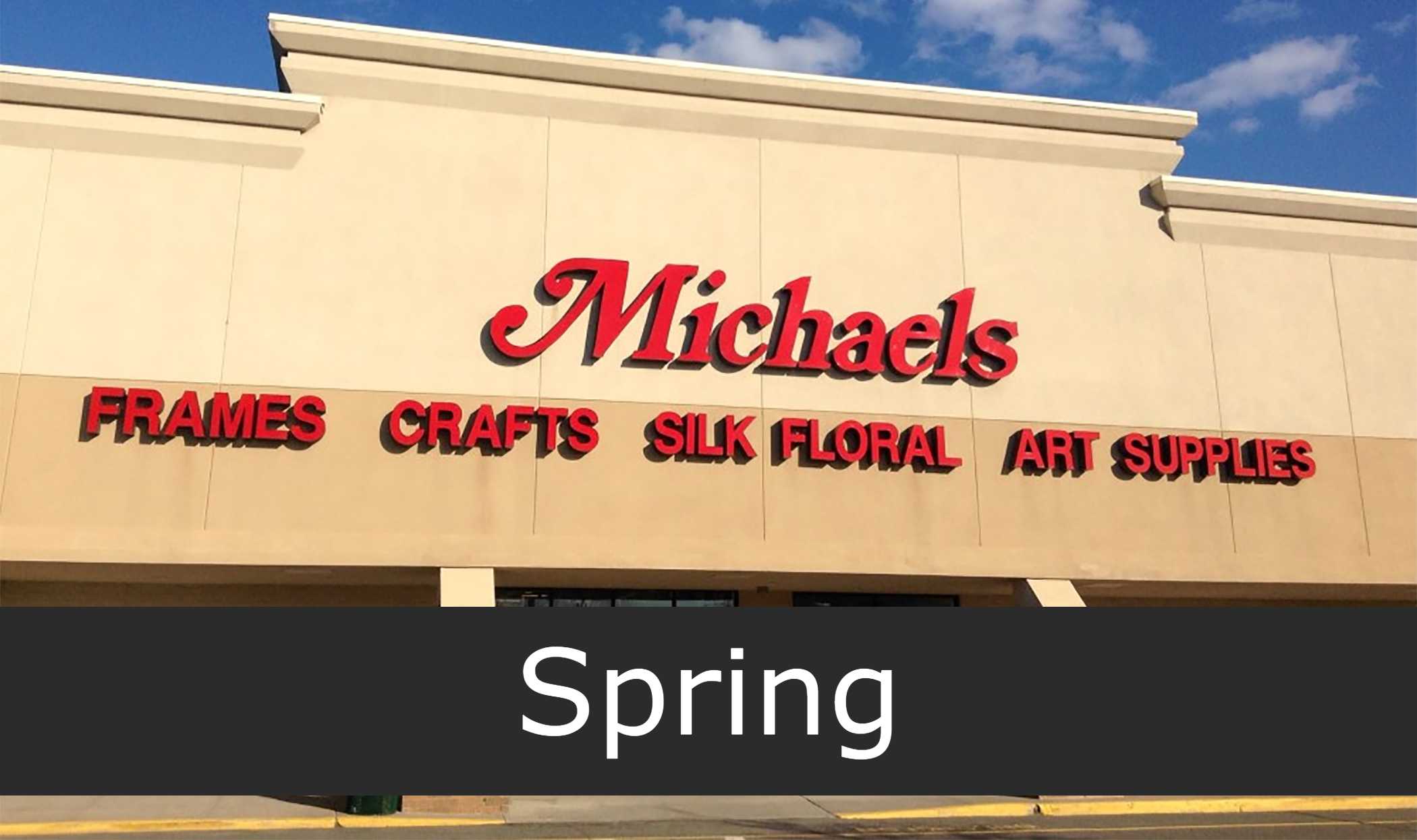 michaels stores spring
